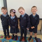 Welcome to our new Junior Infants-Noah, Nainsí, Abigail and Tadhg. We wish them the very best of luck as they embark on the start of their school journey in Abbey NS