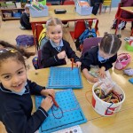The children are busy working on their fine motor skills in the Junior Room.